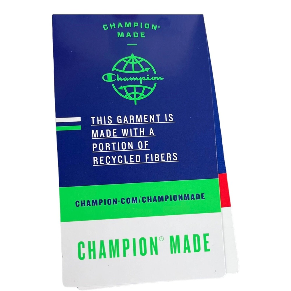 Champion PowerBlend Mens Fleece Jogger Pants Size M‎ (30x33) Navy Blue Graphic - Picture 6 of 8